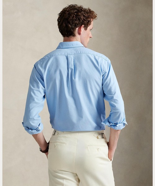 POLO RALPH LAUREN(ポロ ラルフ ローレン)の「クラシック フィット ガーメントダイド オックスフォード シャツ(シャツ/ブラウス・メンズ・ブルー・S/M/L/XL/XS/XXL)」の4枚目の写真