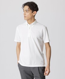 Paul Stuart（ポールスチュアート）の「【クールビズ/防シワ/吸水速乾】パリネ鹿の子ポロシャツ（ポロシャツ）」