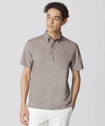 Paul Stuart（ポールスチュアート）の「【クールビズ/防シワ/吸水速乾】パリネ鹿の子ポロシャツ（ポロシャツ）」