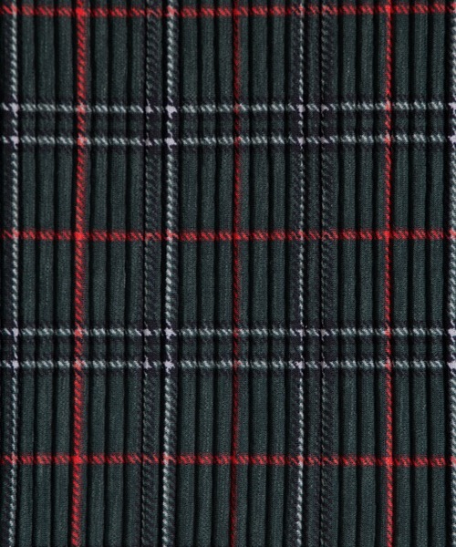 PUNYUS（プニュズ）の「セルフカットチェックプリーツパンツ（その他パンツ・レディース・ブラウン/グリーン/レッド・1/2/3/4）」の15枚目の写真