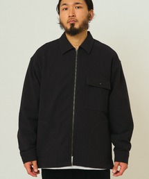 BIG MIKE | BIG MIKE ビックマイク / 無地 チェック柄 ジップ ヘビーフランネルシャツジャケット /// 102535700 102535800(ブルゾン)