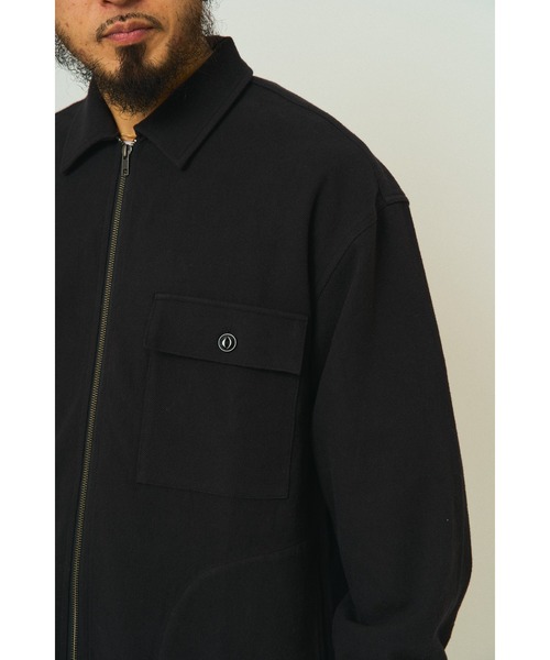 BIG MIKE ビックマイク / 25秋冬新作 無地 チェック柄 ジップ ヘビー