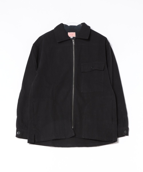 BIG MIKE(ビッグマイク)の「BIG MIKE ビックマイク / 無地 チェック柄 ジップ ヘビーフランネルシャツジャケット /// 102535700 102535800(ブルゾン・メンズ・ホワイト×ブラック/ブラック/チャコール/ブラウン系その他・MEDIUM/LARGE/X-LARGE/XX-LARGE)」の19枚目の写真