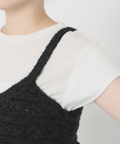 IENA LA BOUCLE（イエナラブークル）の「IENA LA BOUCLE デフォルメハンドニットビスチェ（ニット/セーター・レディース・ブラック・FREE）」の11枚目の写真