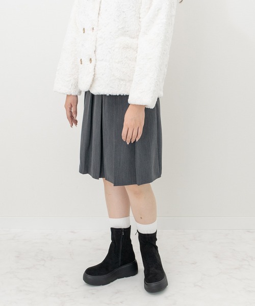 Bridget Birkin(ブリジットバーキン)の「【Bridget Birkin】厚底ショートブーツ(553030)(ブーツ・レディース・ブラック/ブラック系その他・39/38/36/37)」の8枚目の写真