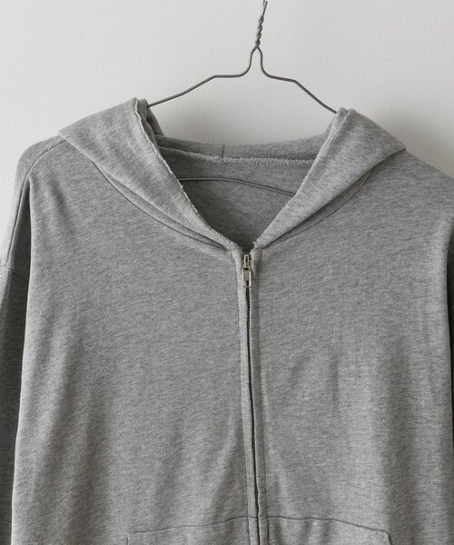 WHIMSIC（ウィムジック）の「【WHIMSIC/2サイズ展開】カットソージップパーカー（パーカー・メンズ・グレー/ブラウン・2/1）」の16枚目の写真