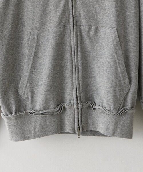 WHIMSIC（ウィムジック）の「【WHIMSIC/2サイズ展開】カットソージップパーカー（パーカー・メンズ・グレー/ブラウン・2/1）」の17枚目の写真