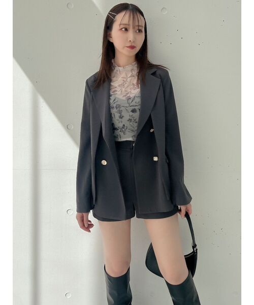 セール】ダブルボタンテーラージャケット（テーラードジャケット