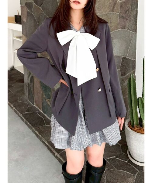 ダブルボタンテーラージャケット（テーラードジャケット