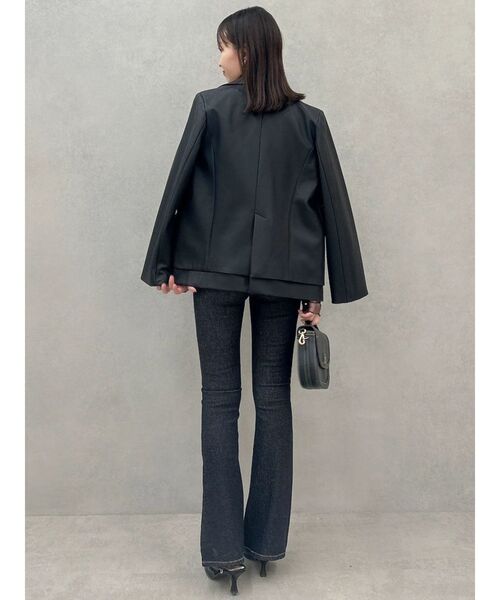 dazzlin（ダズリン）の「ダブルボタンテーラージャケット（テーラードジャケット・レディース・チャコールグレー/ブラック/アイボリー・FREE）」の11枚目の写真