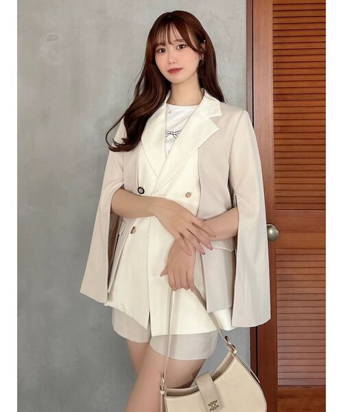 dazzlin（ダズリン）の「ダブルボタンテーラージャケット（テーラード