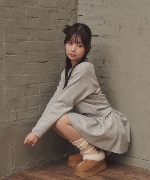 M DOLLY(エムドリー)の「check accent maretta set up/チェックアクセントマレッタセットアップ(セットアップ・レディース・グレー/ブラック・FREE)」の11枚目の写真