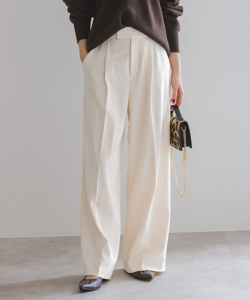 追加・WEB限定カラー》TRツイル裏起毛スラックスパンツ（スラックス