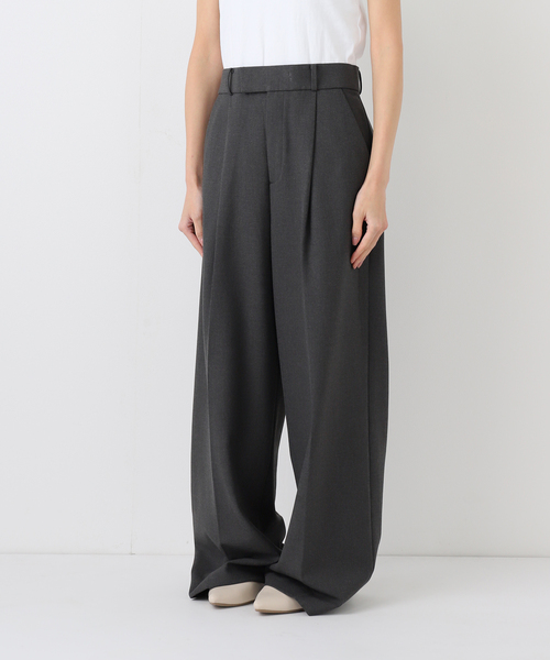 セール】《追加・WEB限定カラー》TRツイル裏起毛スラックスパンツ