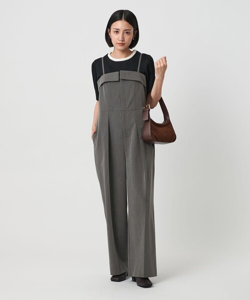 BEAUTY&YOUTH UNITED ARROWS(ビューティーアンドユースユナイテッドアローズ)の「【WEB限定】ドレープツイルオールインワン ウォッシャブル(つなぎ/オールインワン・レディース・ブラック/ネイビー/グレー系・S/M)」の15枚目の写真