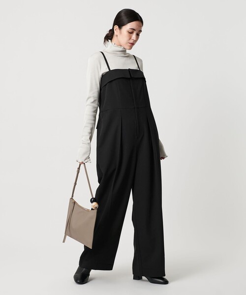 BEAUTY&YOUTH UNITED ARROWS(ビューティーアンドユースユナイテッドアローズ)の「【WEB限定】ドレープツイルオールインワン ウォッシャブル(つなぎ/オールインワン・レディース・ブラック/ネイビー/グレー系・S/M)」の21枚目の写真