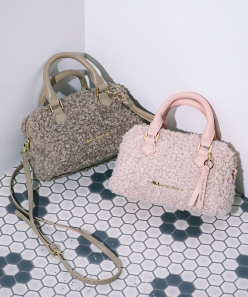 ◇ボアミニボストン（ショルダーバッグ）｜JILL by JILL STUART