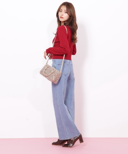 セール】◇ボアミニボストン（ショルダーバッグ）｜JILL by JILL