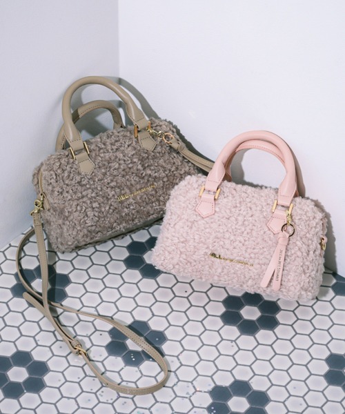 ◇ボアミニボストン（ショルダーバッグ）｜JILL by JILL STUART