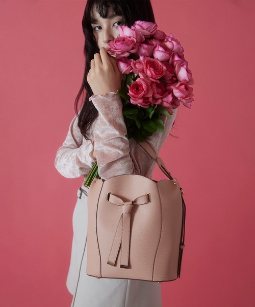 2wayショルダーバック　doplight berry+smile flower 2wayショルダーバック doplight berry+smile flower