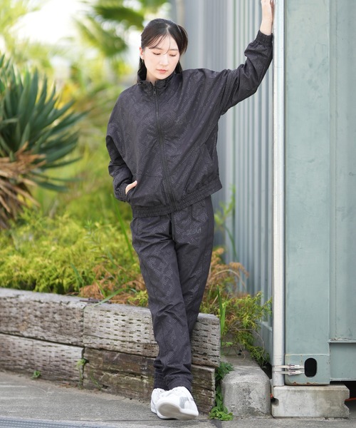 X-girl（エックスガール）の「X-girl SPORTS/エックスガールスポーツ LOGO WIND UP JACKET ナイロンジャケット トラックジャケット 155253021002（その他アウター・レディース・ブラック・M/L）」の9枚目の写真