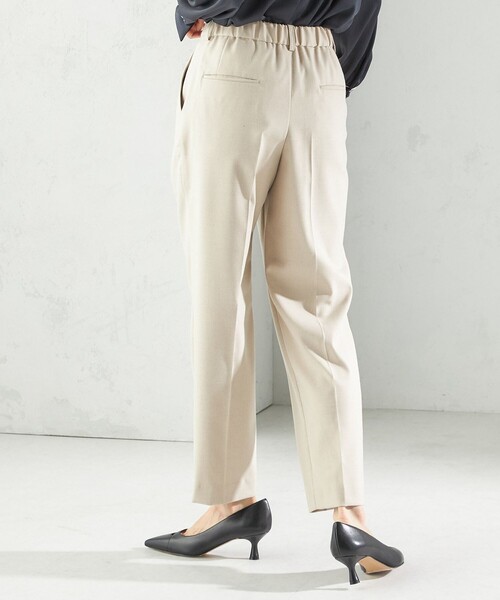 セール】〈手洗い可能〉DELEGANT テーパード パンツ（セットアップ対応