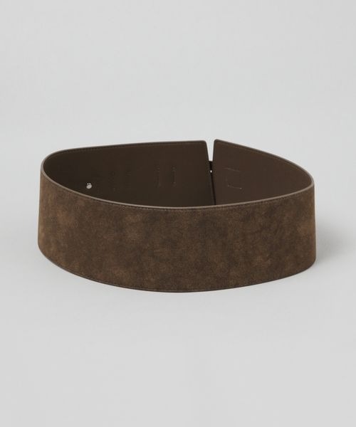 JEANASIS（ジーナシス）の「スエードライクフトベルト/579612（ベルト・レディース・ベージュ/ブラウン・FREE）」の3枚目の写真