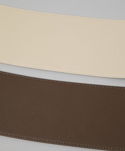 JEANASIS（ジーナシス）の「スエードライクフトベルト/579612（ベルト・レディース・ベージュ/ブラウン・FREE）」の6枚目の写真