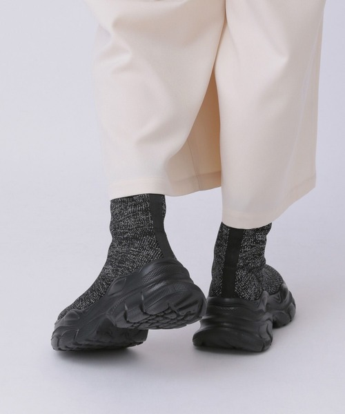 LEPSIM（レプシィム）の「ニットスニーカーブーツ　595854（ブーツ・レディース・ブラック×ホワイト/ブラック系その他・LARGE/MEDIUM）」の20枚目の写真