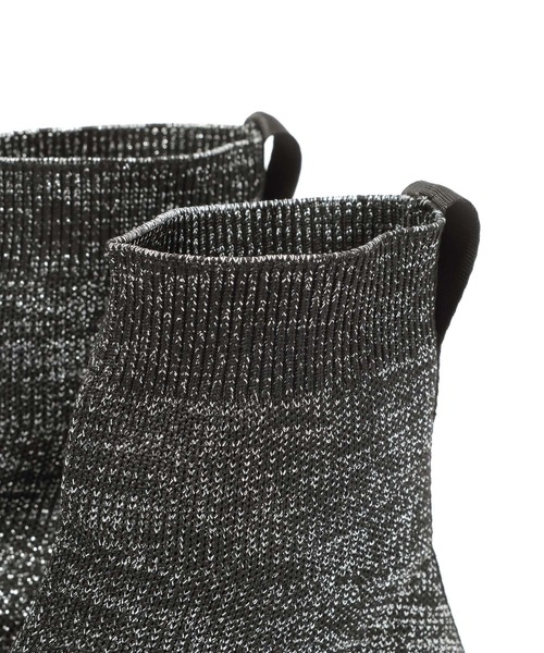 LEPSIM（レプシィム）の「ニットスニーカーブーツ　595854（ブーツ・レディース・ブラック×ホワイト/ブラック系その他・LARGE/MEDIUM）」の10枚目の写真