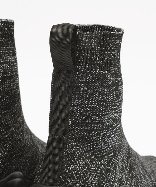 LEPSIM（レプシィム）の「ニットスニーカーブーツ　595854（ブーツ・レディース・ブラック×ホワイト/ブラック系その他・LARGE/MEDIUM）」の12枚目の写真