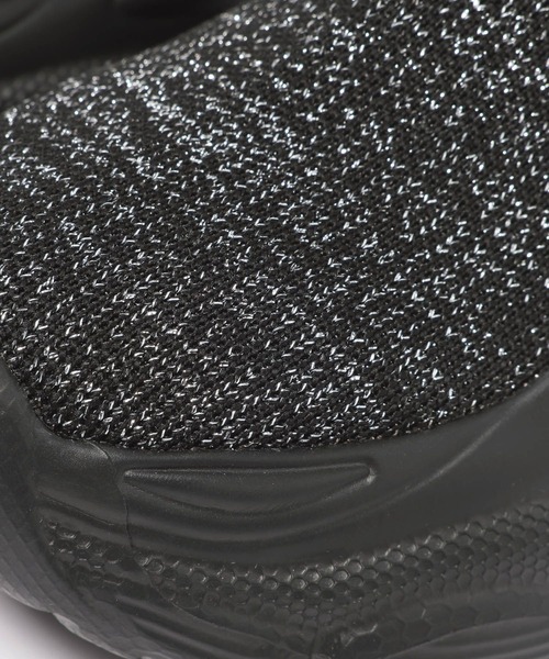 LEPSIM（レプシィム）の「ニットスニーカーブーツ　595854（ブーツ・レディース・ブラック×ホワイト/ブラック系その他・LARGE/MEDIUM）」の3枚目の写真