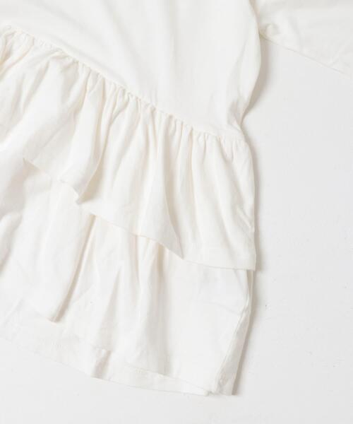 ITEMS URBANRESEARCH（アイテムズ アーバンリサーチ）の「ピグメントティアードTシャツ（Tシャツ/カットソー・レディース・ブラック/ベージュ/ホワイト/ブラウン・FREE）」の22枚目の写真