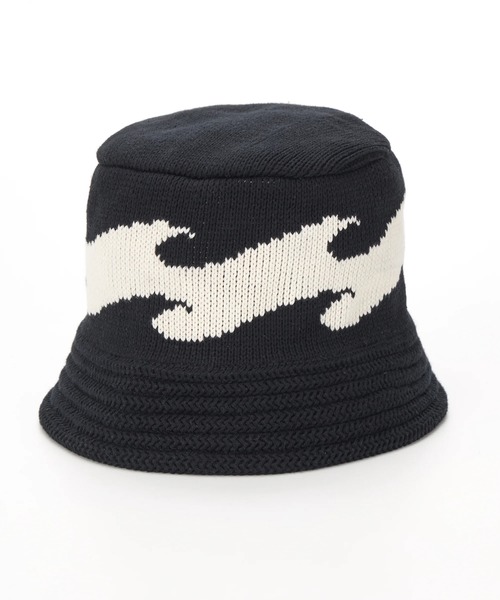 BILLABONG(ビラボン)の「BILLABONG メンズ KNIT HAT ハット 【2025年秋冬モデル】/ビラボンロゴコットンニットハット(ハット・メンズ・ブラック×ホワイト/ブラック・FREE)」の9枚目の写真