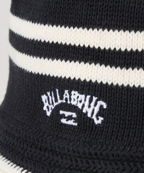 BILLABONG(ビラボン)の「BILLABONG メンズ KNIT HAT ハット 【2025年秋冬モデル】/ビラボンロゴコットンニットハット(ハット・メンズ・ブラック×ホワイト/ブラック・FREE)」の5枚目の写真