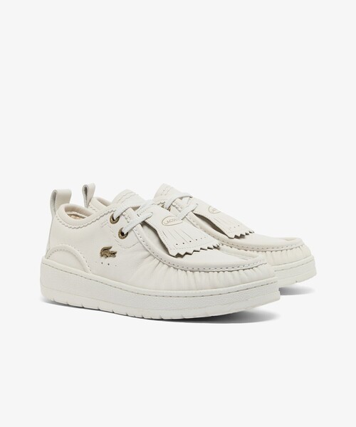 LACOSTE（ラコステ）の「レディース UMPIRE WMN 225 1 CFA（スニーカー・レディース・オフホワイト・22.5cm/23.5cm/24.5cm/23.0cm/24.0cm）」の2枚目の写真