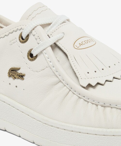LACOSTE（ラコステ）の「レディース UMPIRE WMN 225 1 CFA（スニーカー・レディース・オフホワイト・22.5cm/23.5cm/24.5cm/23.0cm/24.0cm）」の6枚目の写真