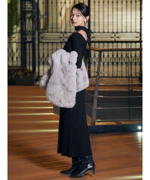 LAGUNAMOON（ラグナムーン）の「ビジューフープピアス（ピアス（両耳用）・レディース・シルバー・FREE）」の5枚目の写真