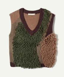 ラインヴァンド　ブラウン　ベスト leinwande ベスト ジレ 「leinwande（ラインヴァンド）」Wool