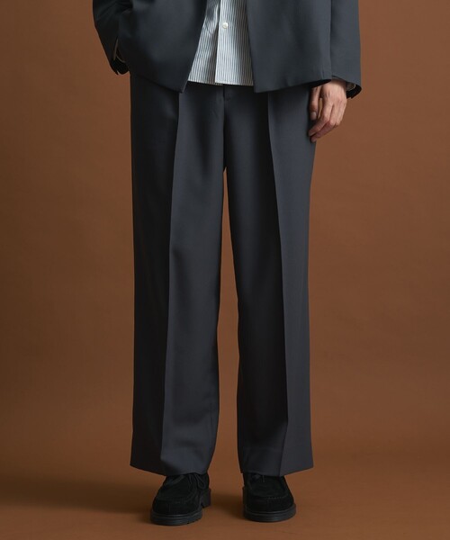 public tokyo エバークリースストレートスラックス セットアップ対応 〉エバークリースGRツイルストレートスラックス