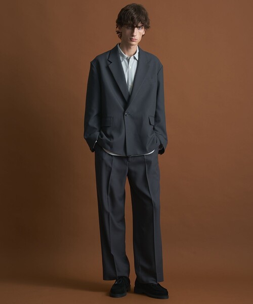 セットアップ エバークリースGRツイルテーラードジャケット　スラックス PUBLIC TOKYO セットアップ エバークリースGRツイルテーラード