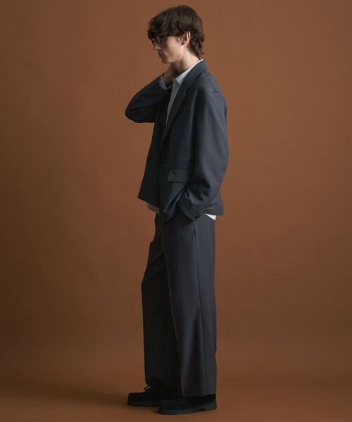 セットアップ対応〉GRツイルエバークリースストレートスラックス