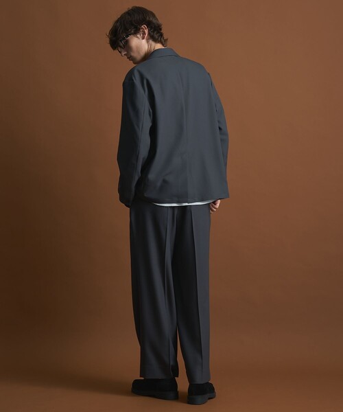 セットアップ対応〉GRツイルエバークリースストレートスラックス