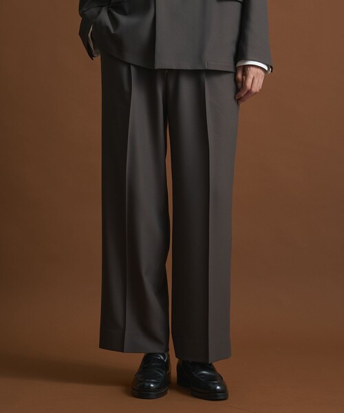 セットアップ対応〉GRツイルエバークリースストレートスラックス