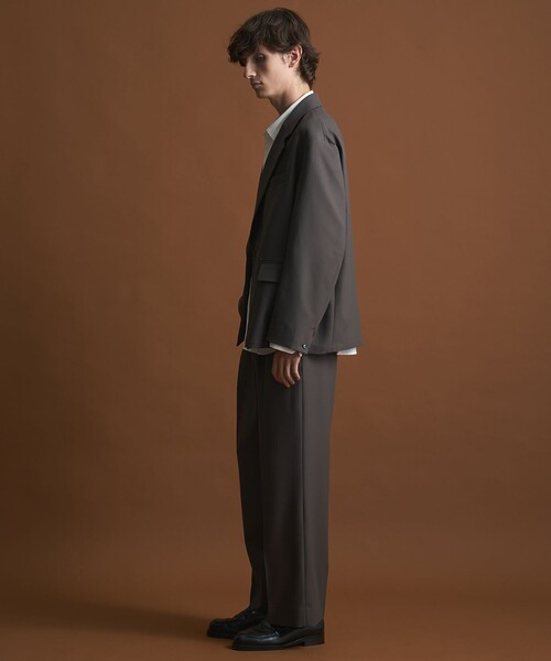 セットアップ対応〉GRツイルエバークリースストレートスラックス