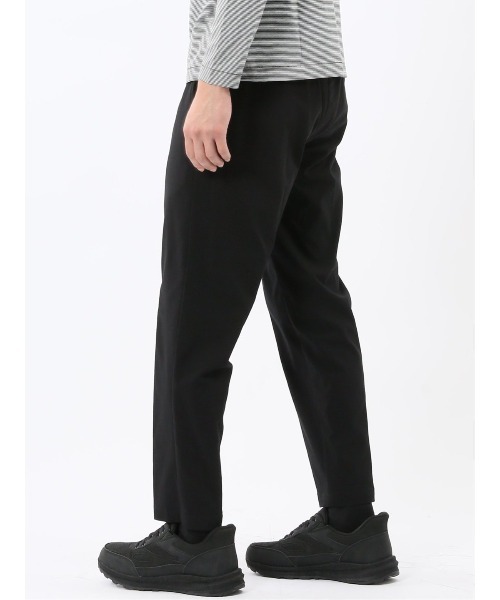 m.f.editorial（エムエフエディトリアル）の「【ストレッチ 吸水速乾 防シワ】m.f.エディトリアル メンズ circle motion adapt ワイドテーパードパンツ(セットアップ可能)（スラックス・メンズ・ブラック・S/MEDIUM/LARGE/X-LARGE）」の4枚目の写真