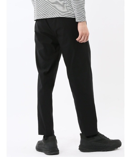 m.f.editorial（エムエフエディトリアル）の「【ストレッチ 吸水速乾 防シワ】m.f.エディトリアル メンズ circle motion adapt ワイドテーパードパンツ(セットアップ可能)（スラックス・メンズ・ブラック・S/MEDIUM/LARGE/X-LARGE）」の3枚目の写真