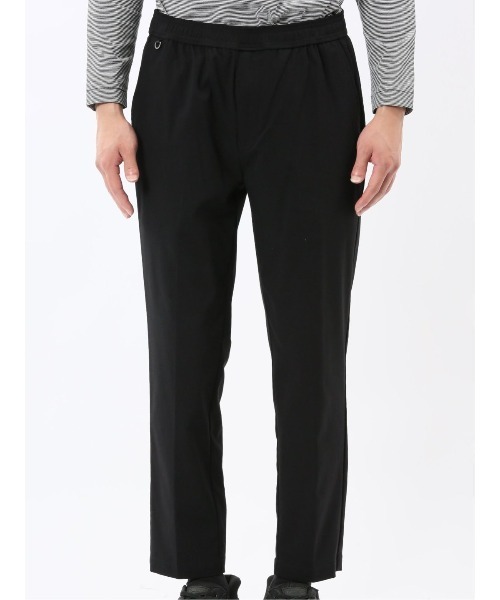 m.f.editorial（エムエフエディトリアル）の「【ストレッチ 吸水速乾 防シワ】m.f.エディトリアル メンズ circle motion adapt ワイドテーパードパンツ(セットアップ可能)（スラックス・メンズ・ブラック・S/MEDIUM/LARGE/X-LARGE）」の5枚目の写真