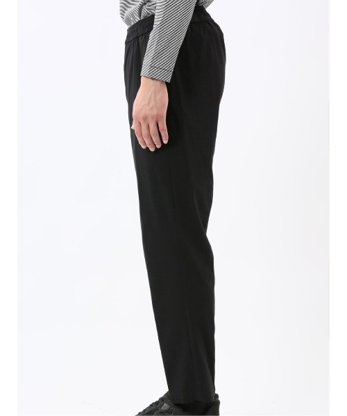 m.f.editorial（エムエフエディトリアル）の「【ストレッチ 吸水速乾 防シワ】m.f.エディトリアル メンズ circle motion adapt ワイドテーパードパンツ(セットアップ可能)（スラックス・メンズ・ブラック・S/MEDIUM/LARGE/X-LARGE）」の9枚目の写真