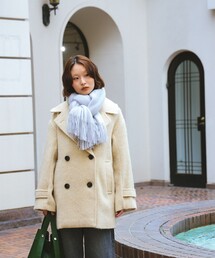 Ray BEAMS | シャギー ダブル ハーフ コート(その他アウター)